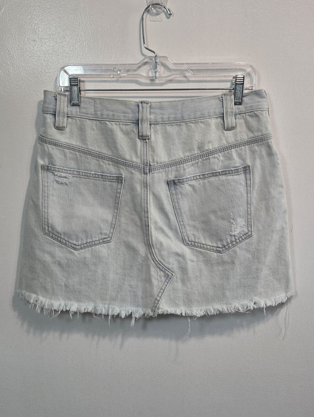 We The Free Silver Lake Denim Skirt Size 28 - Picture 9 of 13
